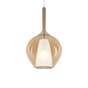 Lámpara colgante Ideal Lux Kalique-1 Ø28cm E27 ámbar — ref. 359526 (1)