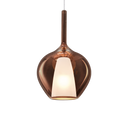 Lámpara colgante Ideal Lux Kalique cobre Ø28cm 359540