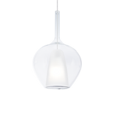 Lámpara colgante Ideal Lux Kalique transparente 42W Ø28cm 359571