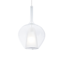 Lámpara colgante Ideal Lux Kalique-1 Ø28cm E27 transparente — ref. 359571 (1)