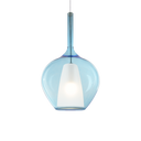 Lámpara colgante Ideal Lux Kalique-1 Ø28cm E27 azul — ref. 359588 (1)