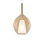 Lámpara colgante Ideal Lux Kalique-2 Ø28cm E27 ámbar — ref. 359632 (1)