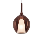 Lámpara colgante Ideal Lux Kalique cobre Ø28cm 359663