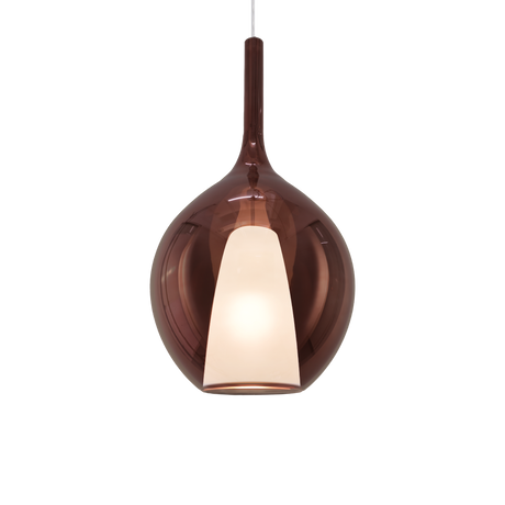 Lámpara colgante Ideal Lux Kalique cobre 42W Ø28cm 359663