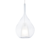Lámpara colgante Ideal Lux Kalique-3 Ø28cm E27 transparente — ref. 359793 (1)