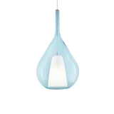 Lámpara colgante Ideal Lux Kalique-3 Ø28cm E27 azul — ref. 359816 (1)