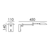 MDC KOA PLUS 573623502 Aplique KOA PLUS LED6W + 6W 3500-6000K (cromo mate)