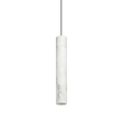 Lámpara colgante Ideal Lux Look cristal alabastro Ø6cm 28W 361192