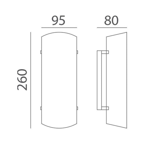 MDC BARR 565503406 Aplique BARR E27 (cristal mate)