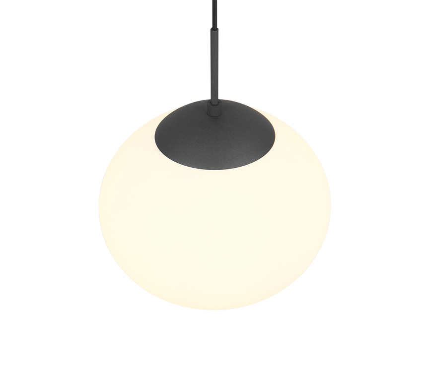 Lámpara de techo colgante Trio Fomento negro mate 150cm 363100132 - vista 2