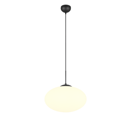 Lámpara de techo colgante Trio Fomento negro mate 150cm 363190132