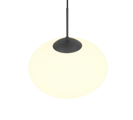 Lámpara de techo colgante Trio Fomento negro mate 150cm 363190132 - vista 2