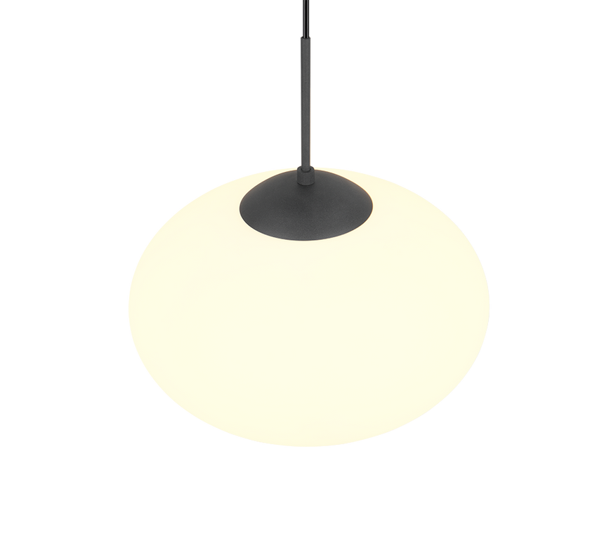 Lámpara de techo colgante Trio Fomento negro mate 150cm 363190132 - vista 2