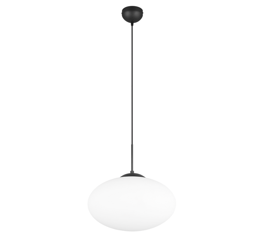 Lámpara de techo colgante Trio Fomento negro mate 150cm 363190132 - vista 4