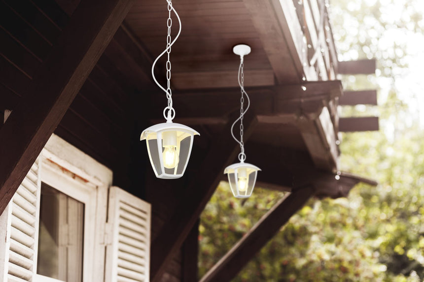 Lámpara colgante de exterior Trio Venta blanco mate IP44 82cm 363260131 - vista 6