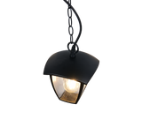 Lámpara colgante de exterior Trio Venta LED negro mate 2700K IP44 82cm 363260132