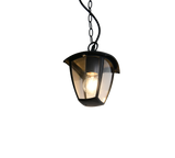 Lámpara colgante de exterior Trio Venta LED negro mate 2700K IP44 82cm 363260132