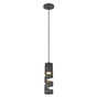 Lámpara de techo colgante Trio Stream negro mate 150cm 364000132
