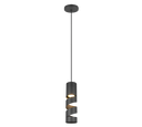 Lámpara de techo colgante Trio Stream negro mate 150cm 364000132