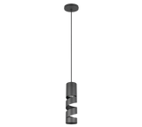 Lámpara de techo colgante Trio Stream negro mate 150cm 364000132 - vista 2