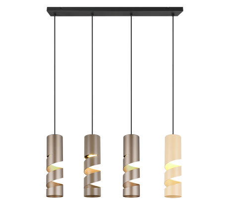 Lámpara de techo colgante Trio Stream LED multicolor 3000K 150cm 364000417