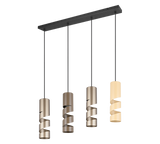 Lámpara de techo colgante Trio Stream LED multicolor 3000K 150cm 364000417