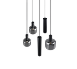 Lámpara de techo colgante Trio Mataro negro mate 150cm 364130532 - vista 5