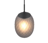 Lámpara de techo colgante Trio Facette LED negro mate 2700K 150cm 364200154
