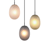 Lámpara de techo colgante Trio Facette LED negro mate 2700K 150cm 364230317