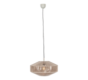 Lámpara de techo colgante Trio Svea cream 150cm 364700144