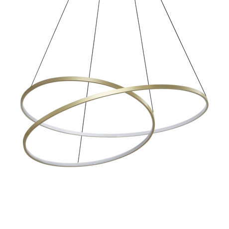 Lámpara colgante Ideal Lux Oz latón LED 75W 3000K Ø100cm 364926