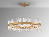Schuller Grace Lámpara de techo colgante 26 luces oro 110cm 364928