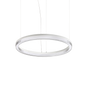 Lámpara colgante Ideal Lux Crown cristal LED 31W Ø60cm blanco — ref. 364988 (1)