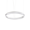 Lámpara colgante Ideal Lux Crown cristal LED 31W Ø60cm blanco — ref. 364988 (1)