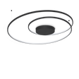 Plafón de techo Ideal Lux Oz negro LED 75W 3000K Ø100cm 364995