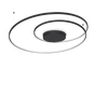 Plafón de techo Ideal Lux Oz LED 75W 3000K Ø100cm negro — ref. 364995 (1)