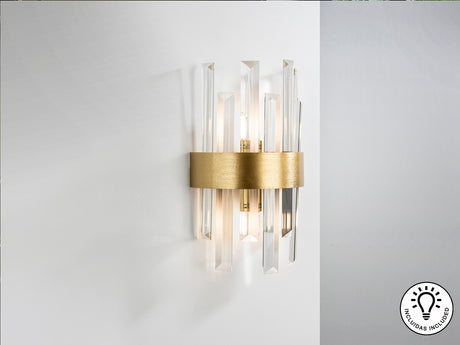 Lámpara aplique de pared Schuller Grace 2 luces oro 365 - vista 3