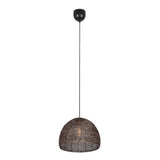 Lámpara de techo colgante Trio Kamara LED latón antiguo 3000K 150cm 365290104