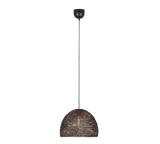 Lámpara de techo colgante Trio Kamara LED latón antiguo 3000K 150cm 365290104