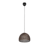 Lámpara de techo colgante Trio Kamara LED latón antiguo 3000K 150cm 365290104
