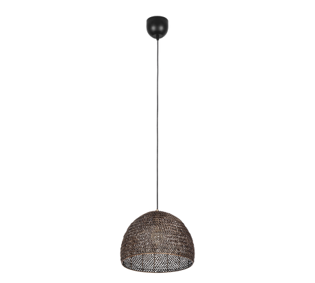Lámpara de techo colgante Trio Kamara LED latón antiguo 3000K 150cm 365290104