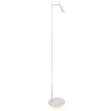 ACB Panau Lámpara de pie blanco LED + LED Dos interruptores, orientable H36600B