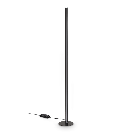 Lámpara de pie Ideal Lux Dorica negro LED 50W regulable 190cm 366128