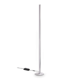 Lámpara de pie Ideal Lux Dorica acero LED 50W regulable 190cm 366142
