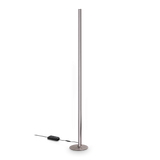 Lámpara de pie Ideal Lux Dorica gris LED 50W regulable 190cm 366210