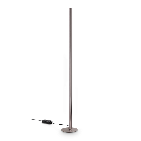Lámpara de pie Ideal Lux Dorica gris LED 50W regulable 190cm 366210