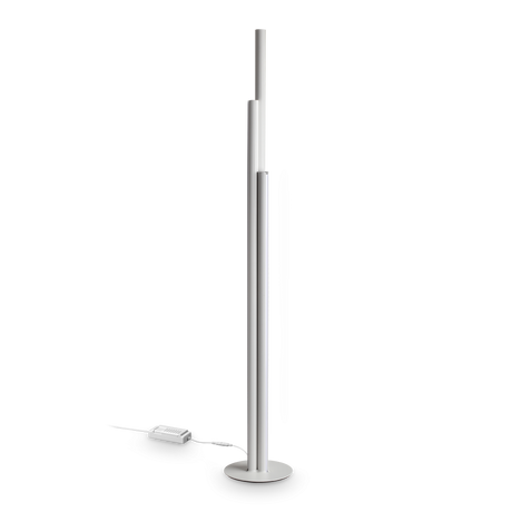 Lámpara de pie Ideal Lux Dorica blanco LED 3 luces 66W regulable 0,2cm 366227