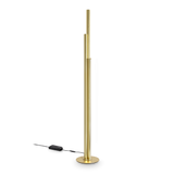 Lámpara de pie Ideal Lux Dorica latón LED 3 luces 66W regulable 0,2cm 366241