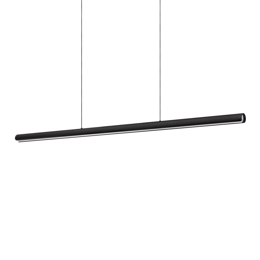 Lámpara colgante Ideal Lux Dorica negro LED 35W regulable Ø140cm 366401