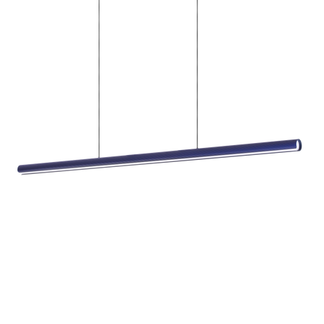 Lámpara colgante Ideal Lux Dorica azul LED 35W regulable Ø140cm 366425